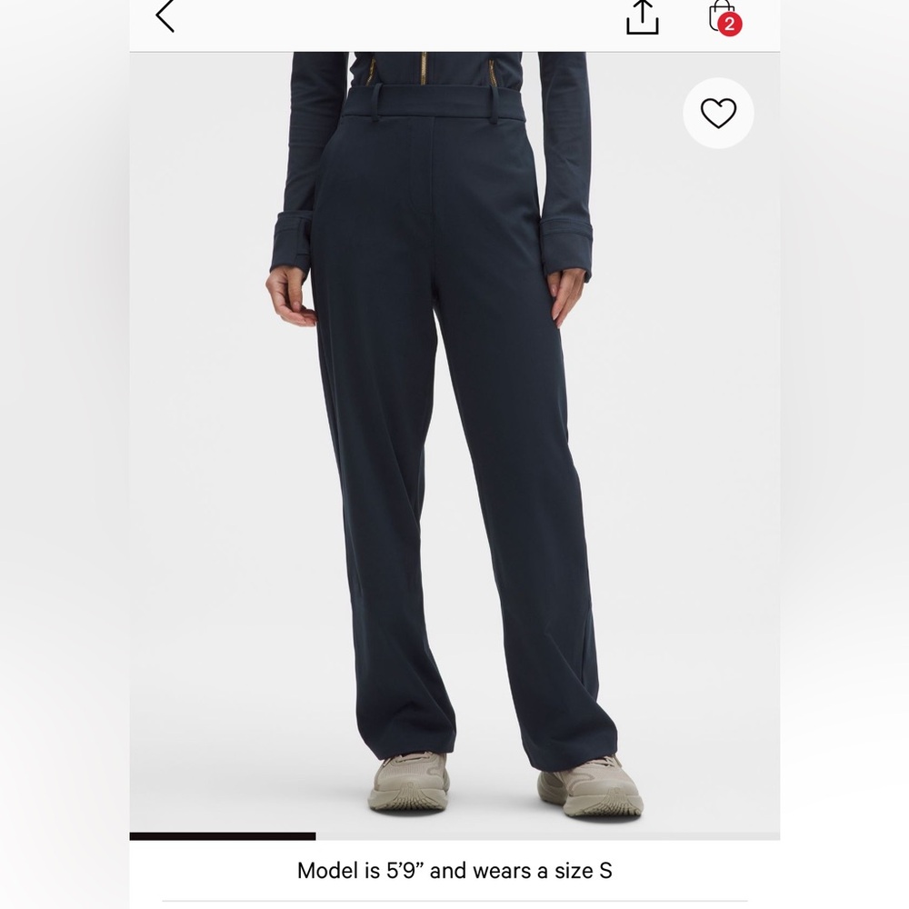 Lululemon Daydrift High Rise Wide Leg Trousers